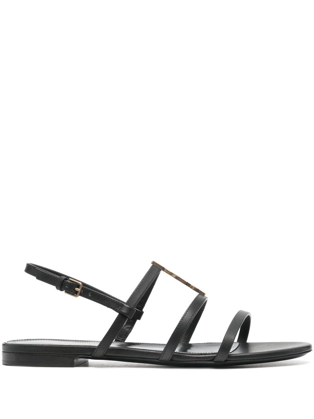 Cassandra sandals in black leather