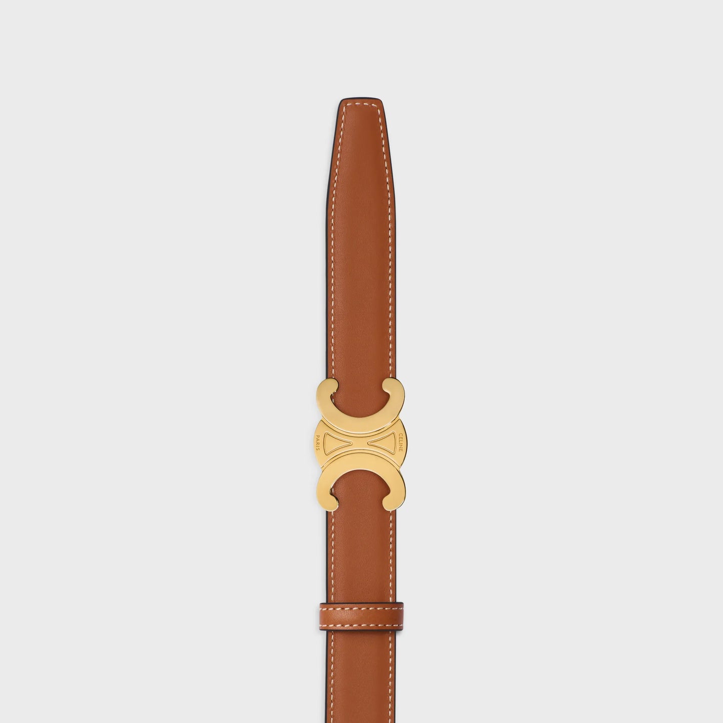 Triomphe Schnalle & Wendegürtel 25 mm Braun für Damen