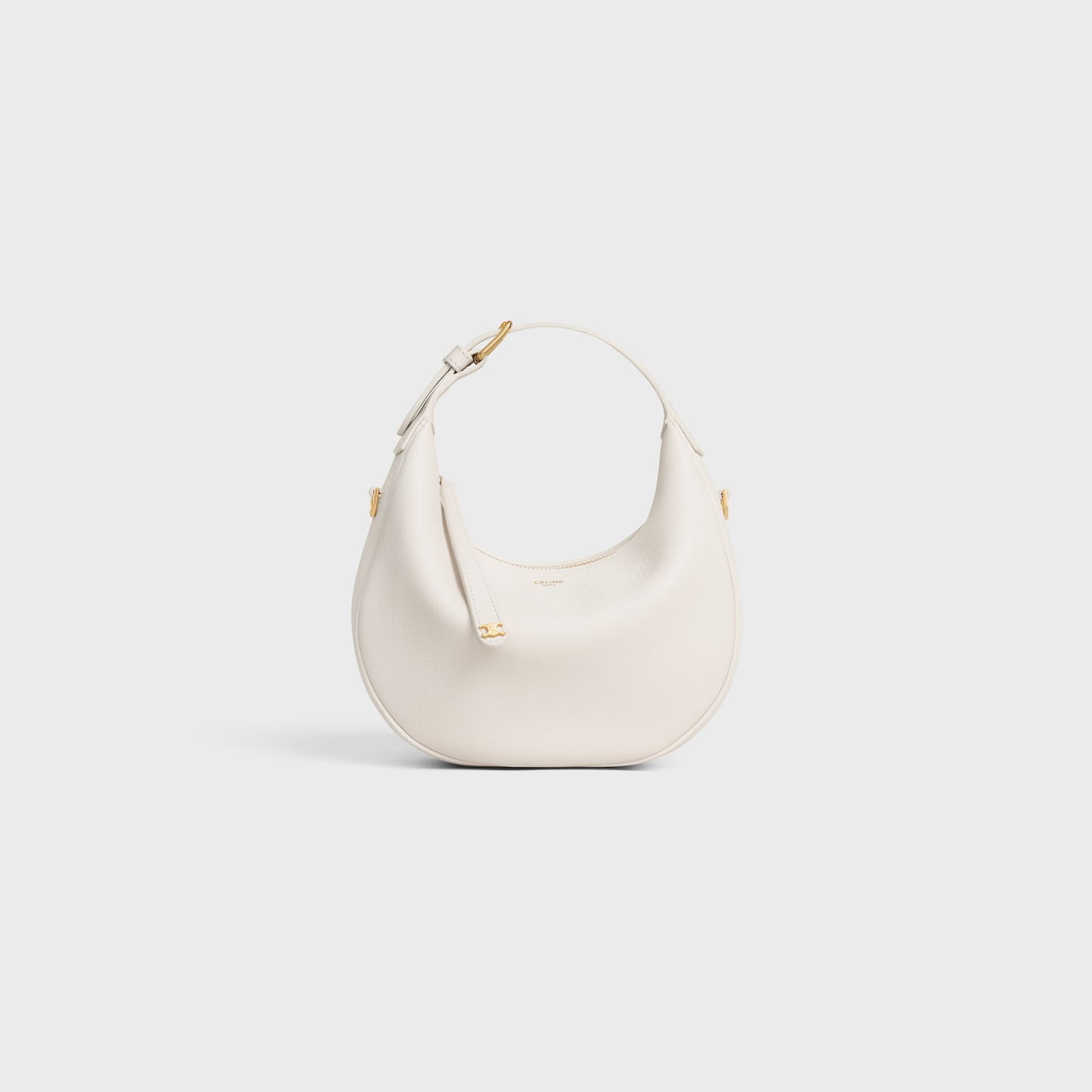 Lulu Teen Tasche aus genarbtem Kalbsleder in Reis