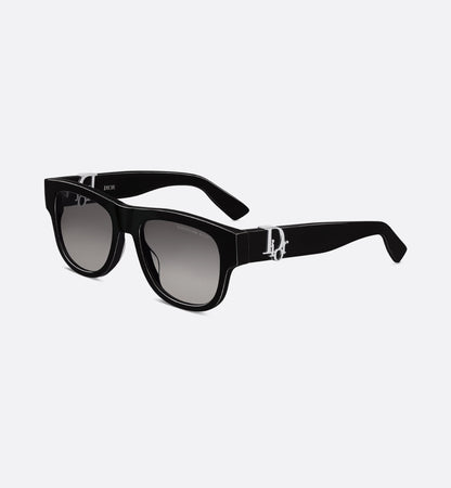 Oblique S4I Sonnenbrille Schwarz Quadratisch Herren