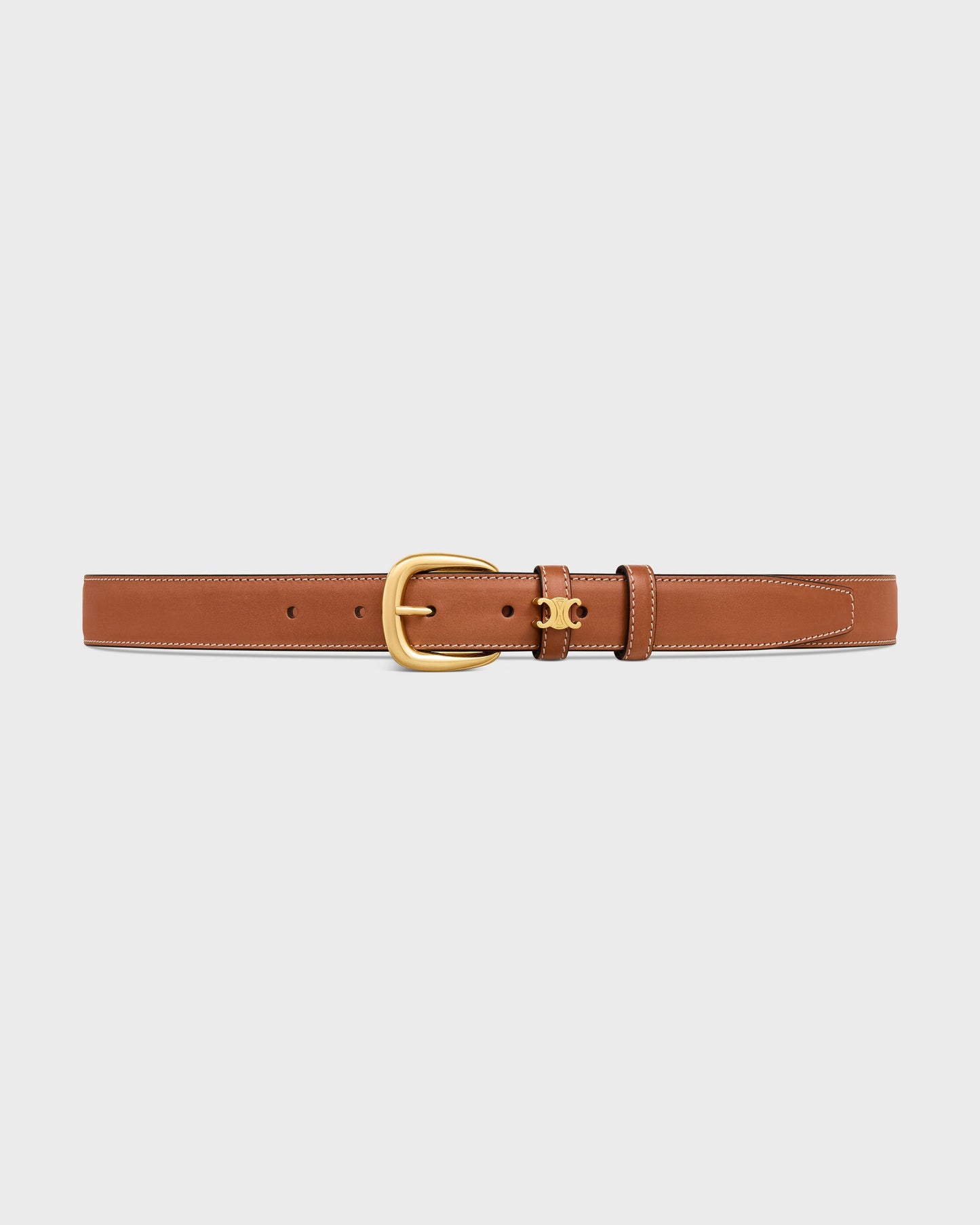Vivienne Gürtel 25 mm aus naturbelassenem Kalbsleder in Cognac für Damen