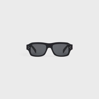 Black Frame 61 Sonnenbrille aus schwarzem Acetat