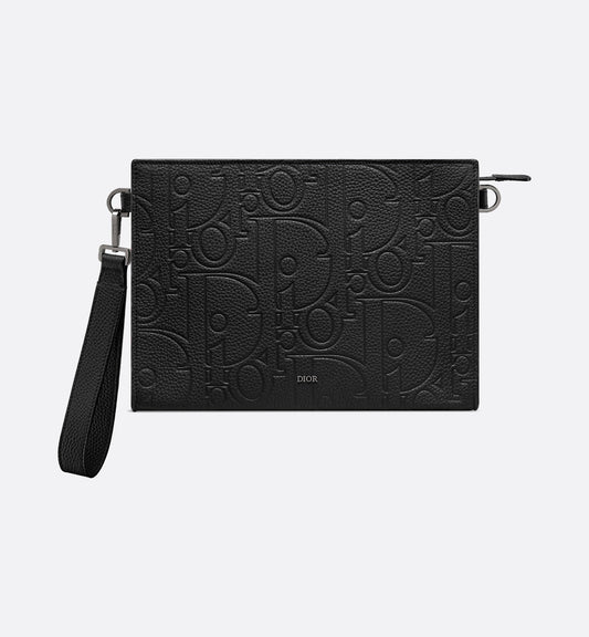 Triangular A5 Pocket Gravity Leather Black