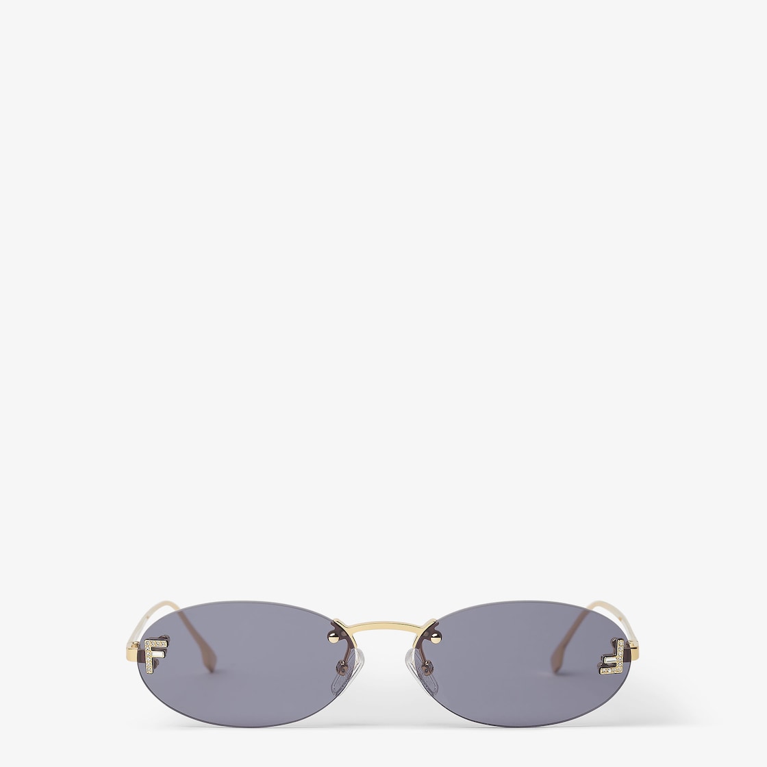 First Crystal Fashion Show Sonnenbrille Blau für Damen