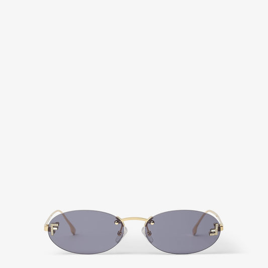 First Crystal Fashion Show Sunglasses Blue for Women