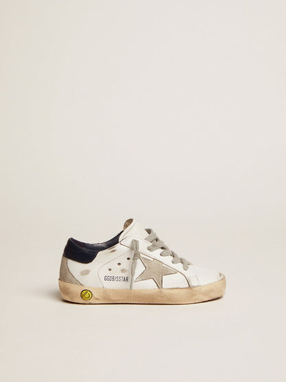 Young superstar with suede star