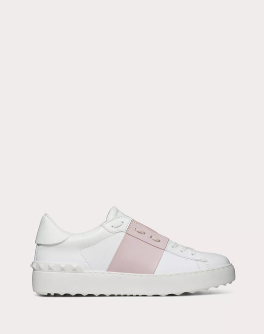 Sneaker Open aus Kalbsleder Rosa