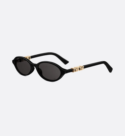 Oval Sunglasses Treasure R1I Black Women's