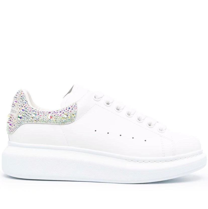 Oversize in glam strass White