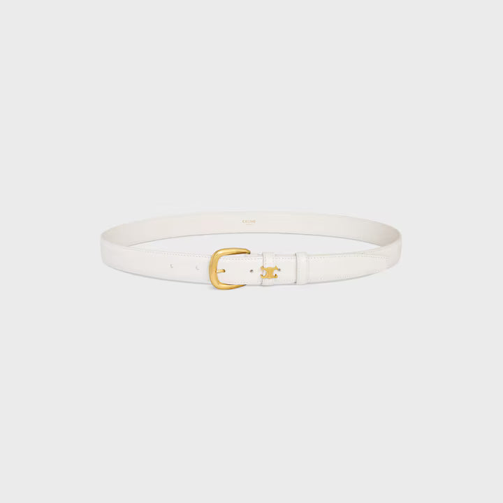 Vivienne Gürtel 25 mm aus Taurillonleder in Reis für Damen