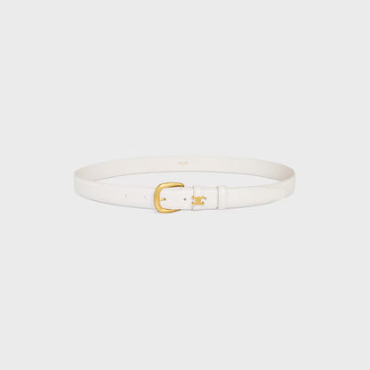 Vivienne Gürtel 25 mm aus Taurillonleder in Reis für Damen