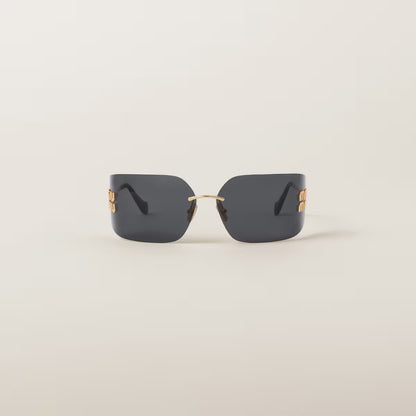 Sonnenbrille Aube mit schieferfarbenen Gläsern große Ausführung