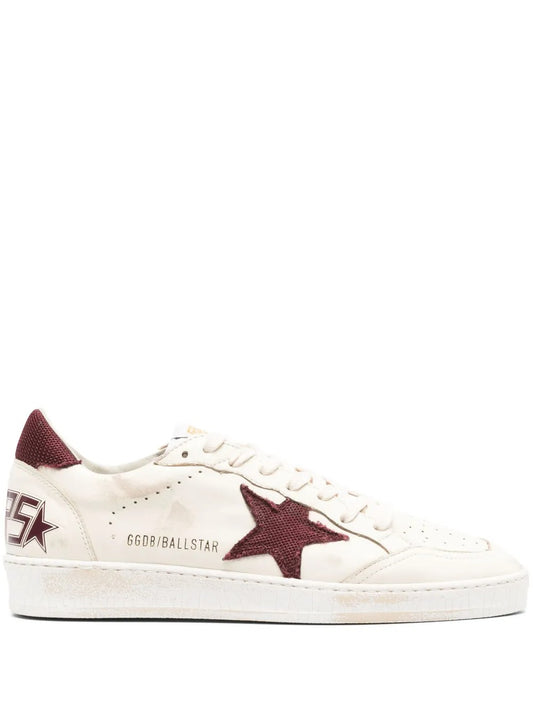 Ball Star mit Bordeaux Stern und Absatz