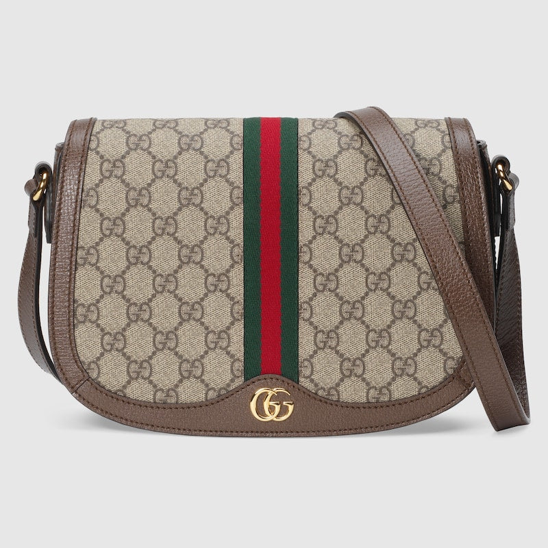 Kleine Ophidia Schultertasche aus GG Supreme