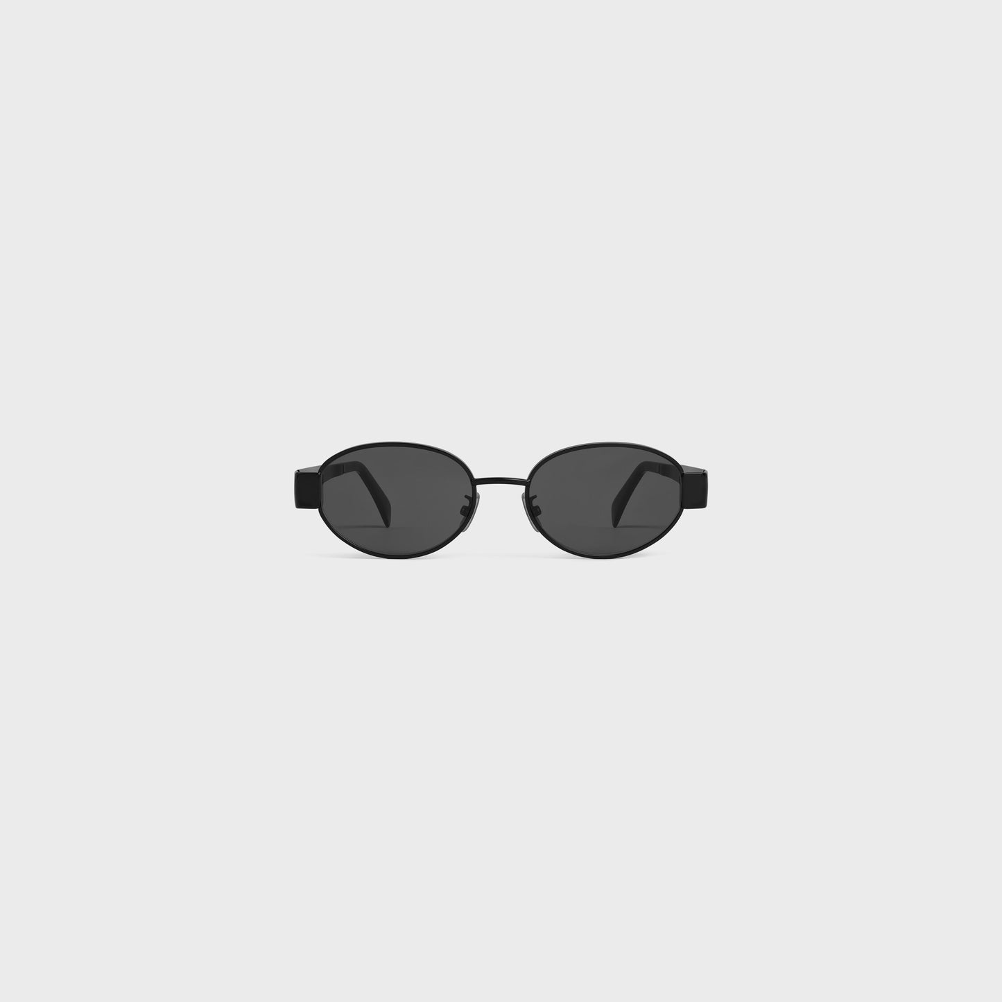 Triomphe Metal 01 Sonnenbrille aus Metall in Schwarz / Rauchgrau für Damen