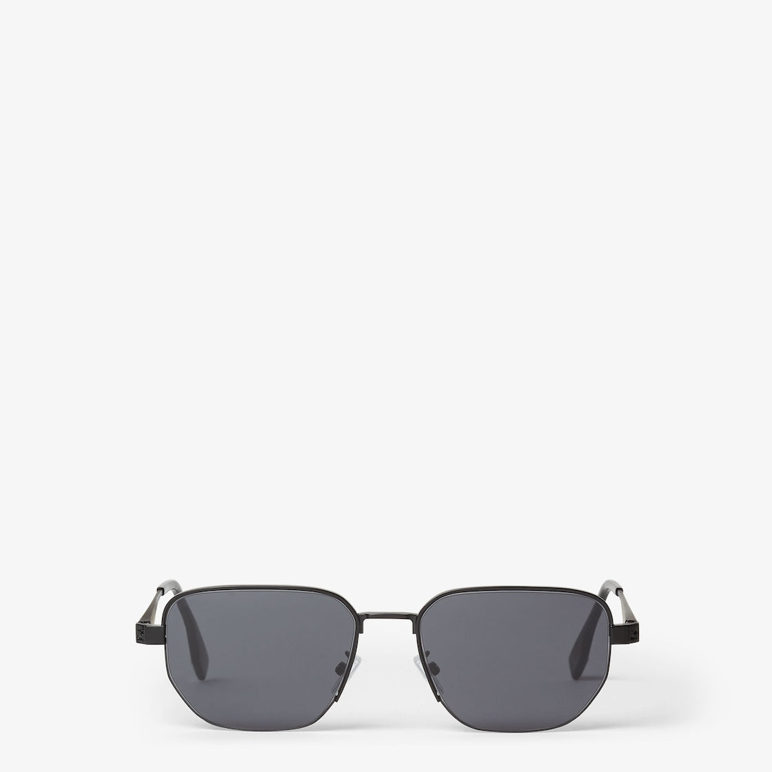 Sky sunglasses in matte black metal for men