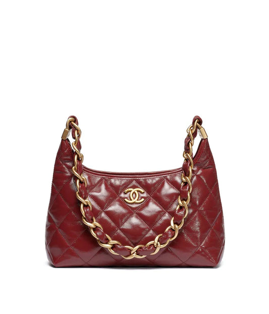 Hobo bag burgundy