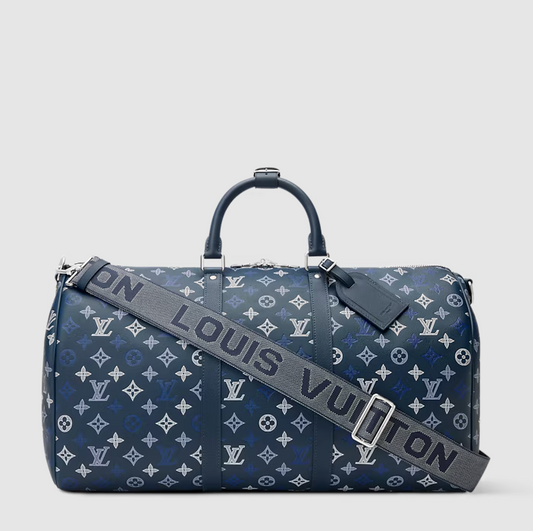 Keepall Bandoulière 50 Monogram Shadow Navy