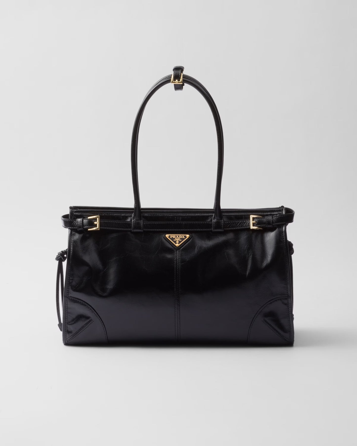 Bonnie Große Handtasche aus Leder Schwarz