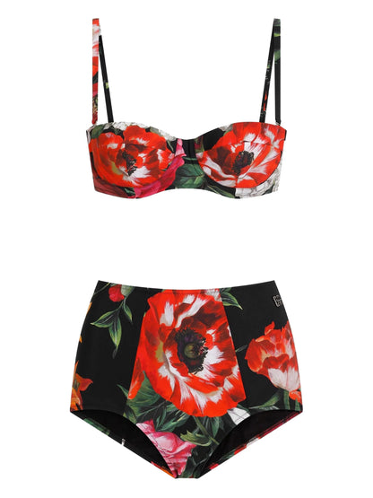 Bikini-Set mit floralem Print