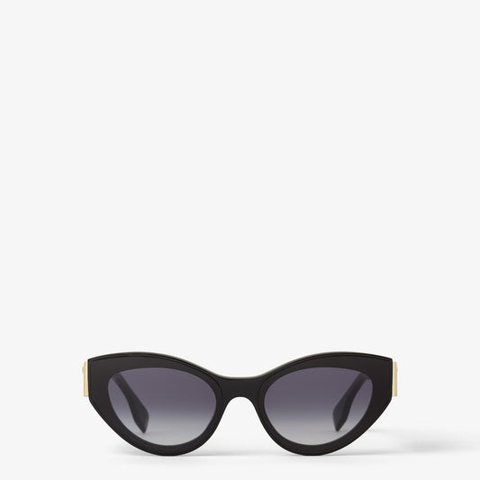 First sunglasses made of black acetate for women