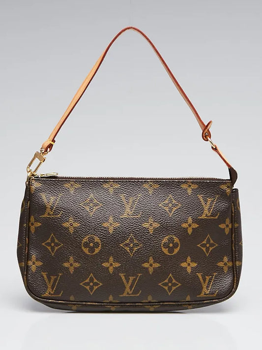 Monogram Canvas Clutch