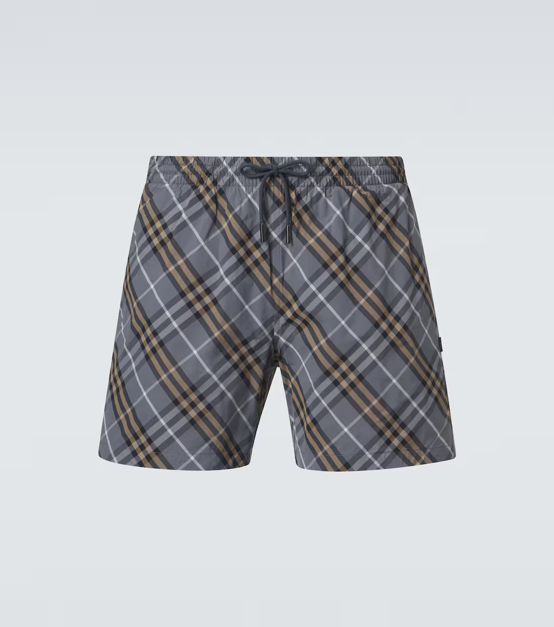 BRB Check-Badehose Blau
