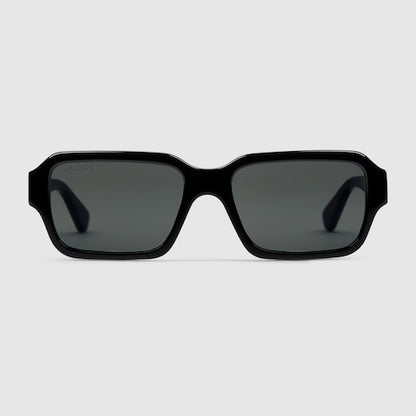 Rectangular Sunglasses Cruise 2025 Black Men's