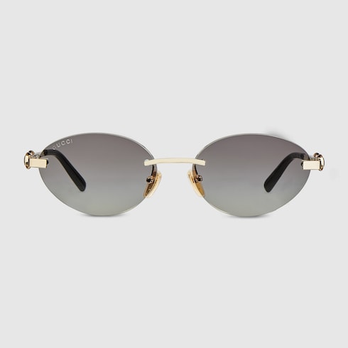 Sonnenbrille Oval Glasant Grau