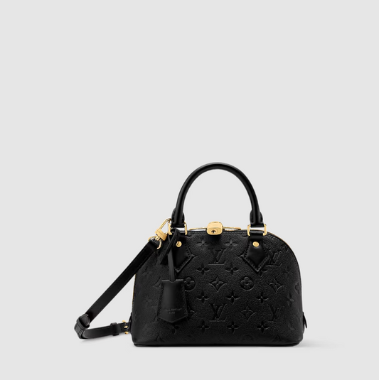 Alma BB Monogram Empreinte Leather Black