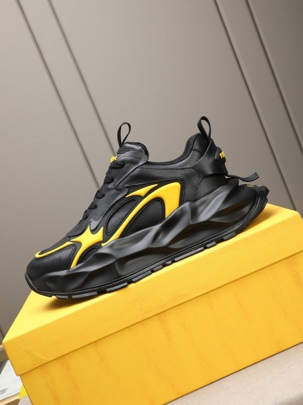 Roma Sneakers in Schwarz/Gelb