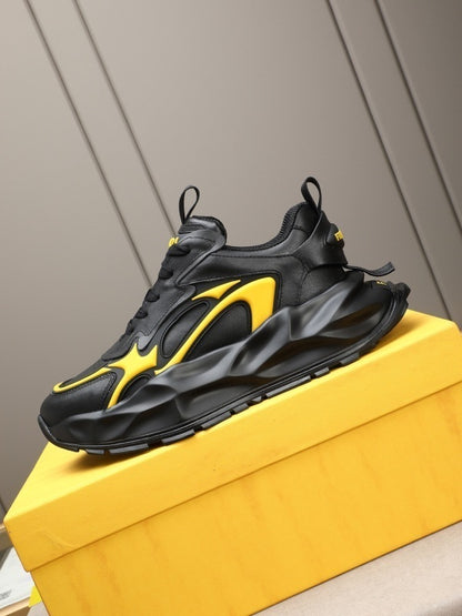Roma Sneakers in Schwarz/Gelb
