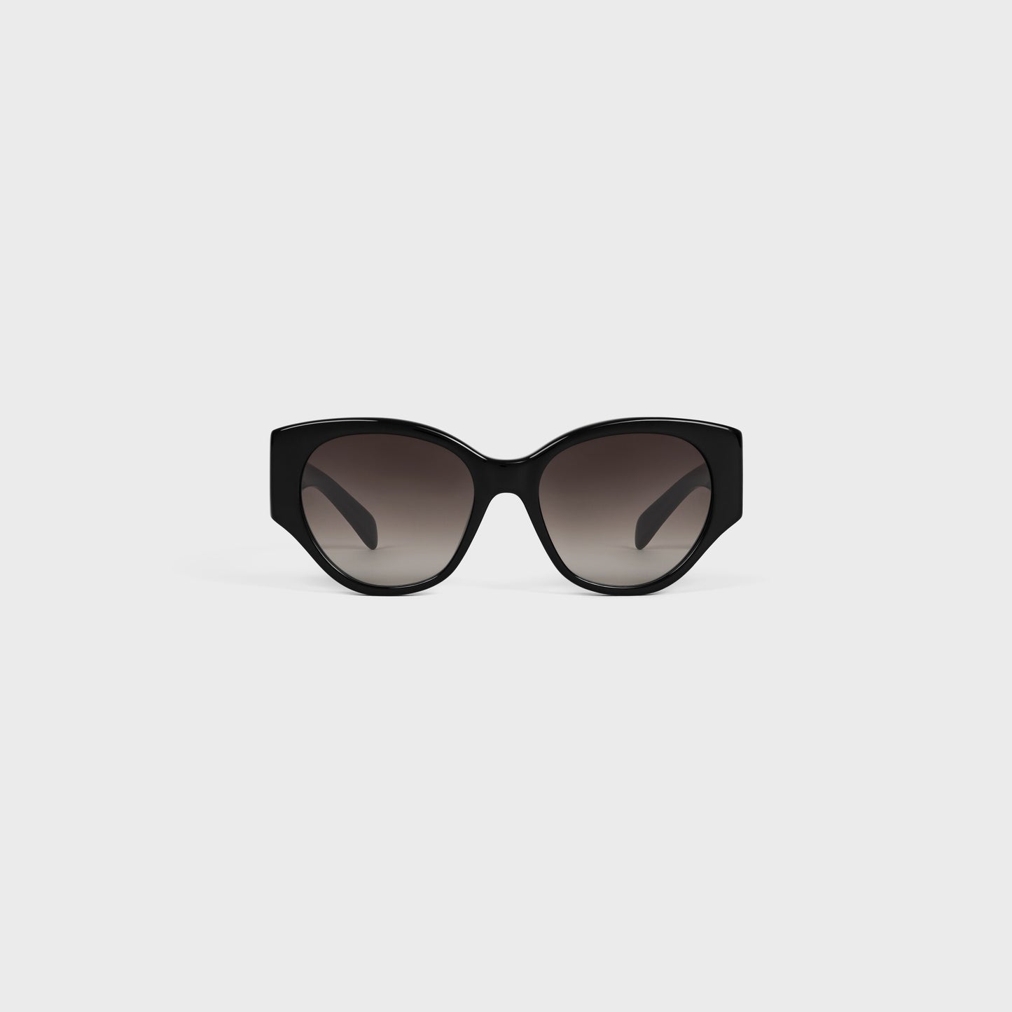 Triomphe XL 03 Sonnenbrille aus schwarzem Acetat für Damen