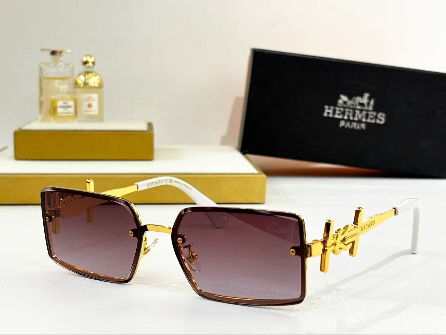 Sonnenbrille 9716 Dunkelbraun