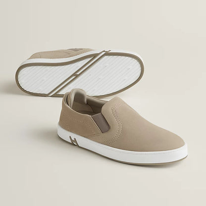 Lucky Slip-on Sneaker Kieselbeige