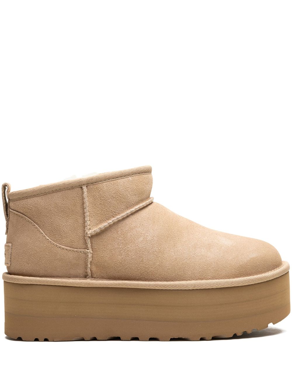 Classic Ultra Mini Plateau „Sand“ Stiefeletten