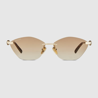 Sonnenbrille Cat-Eye Gold