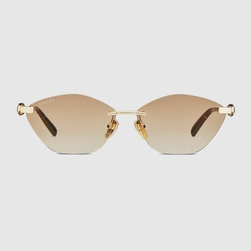 Sonnenbrille Cat-Eye Gold