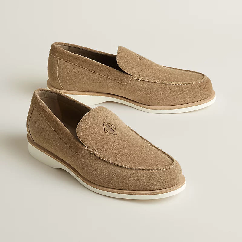 Low Loafer Beige Wildleder