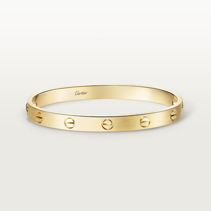 LOVE Armband klassisches Modell gebürstetes Gold