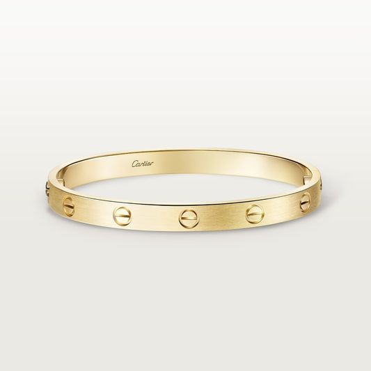 LOVE bracelet, classic model, brushed gold