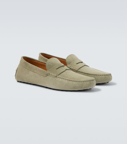 Gommino Loafer aus Suede Grün