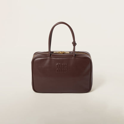 Beau Tasche groß aus Leder in Braun