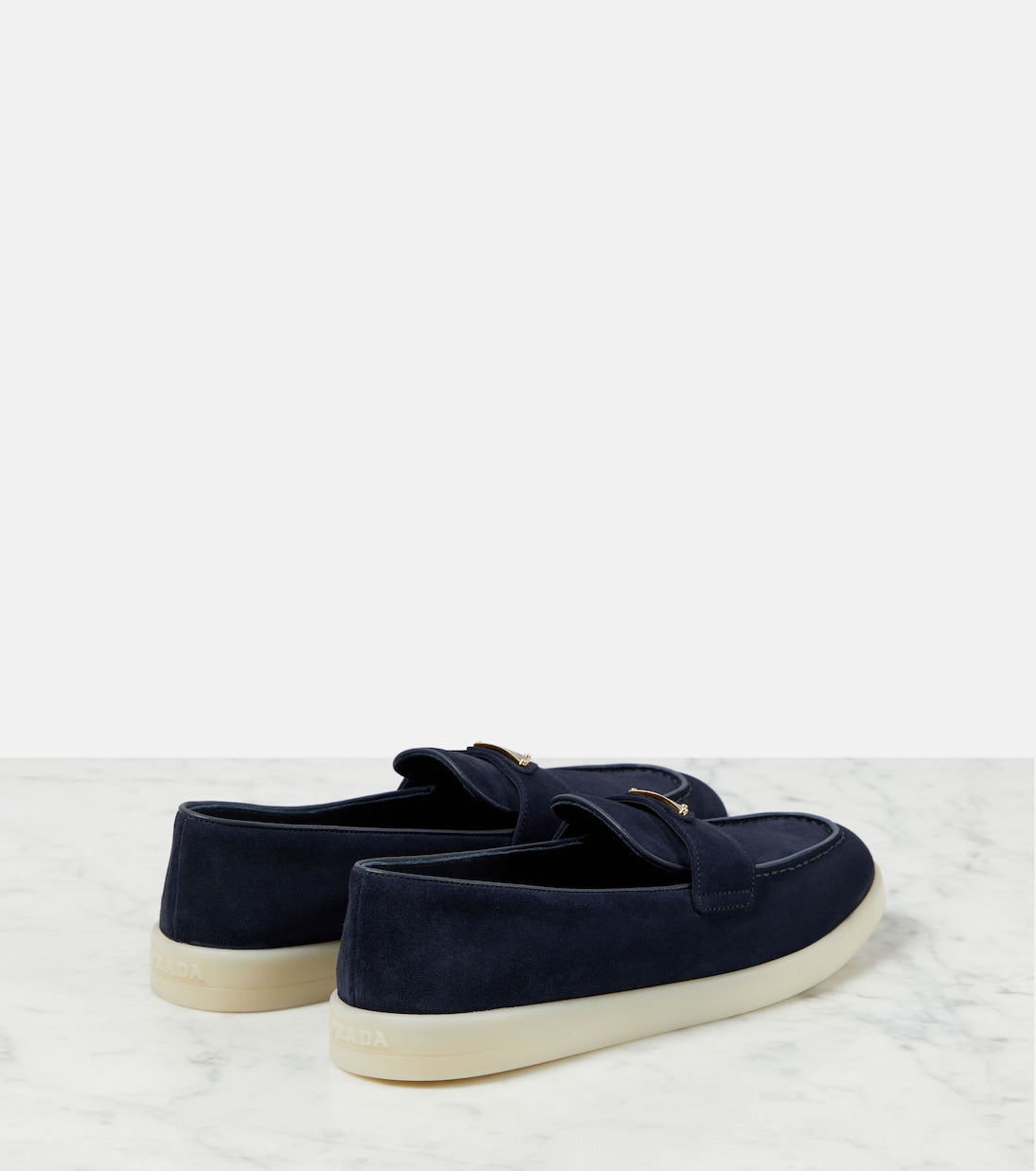 Saint Tropez Loafers in Blue Suede