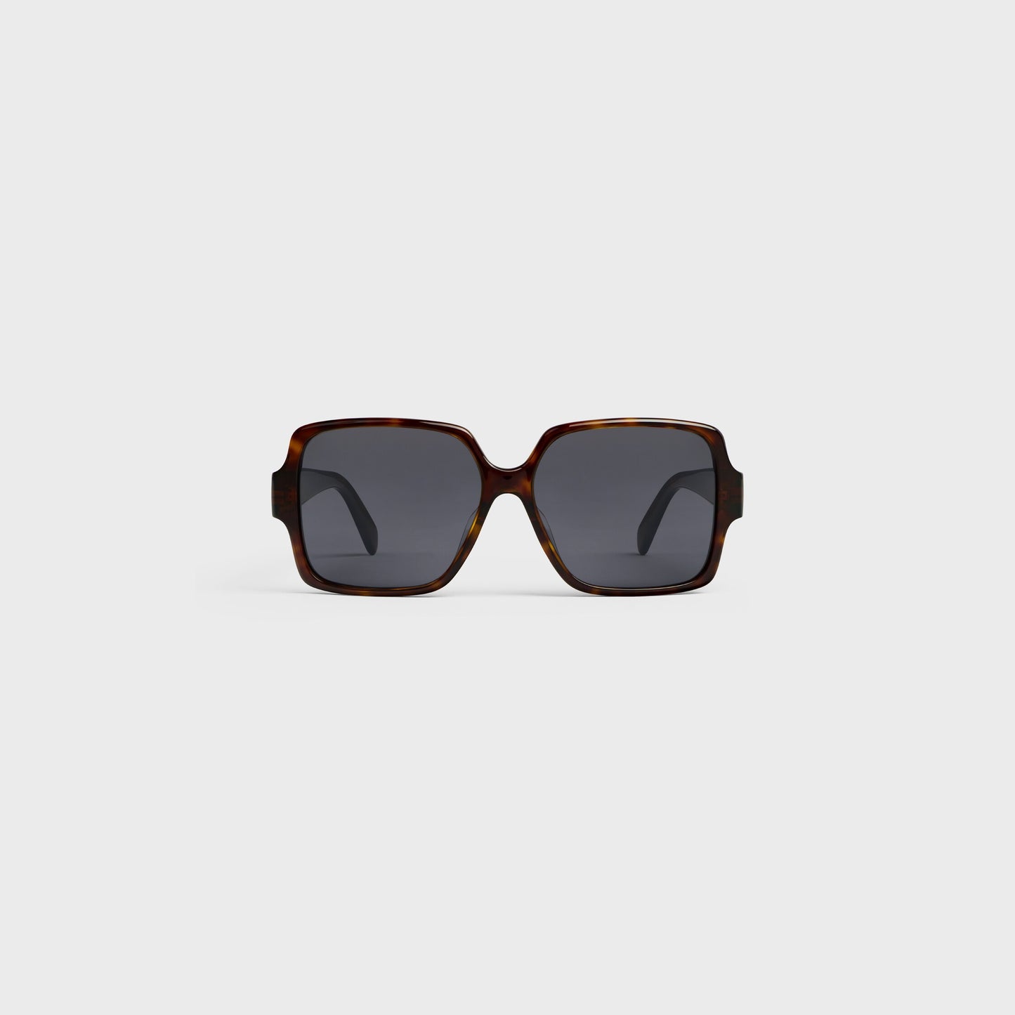 Triomphe 16 Sonnenbrille aus Acetat in Rot-Havanna für Damen