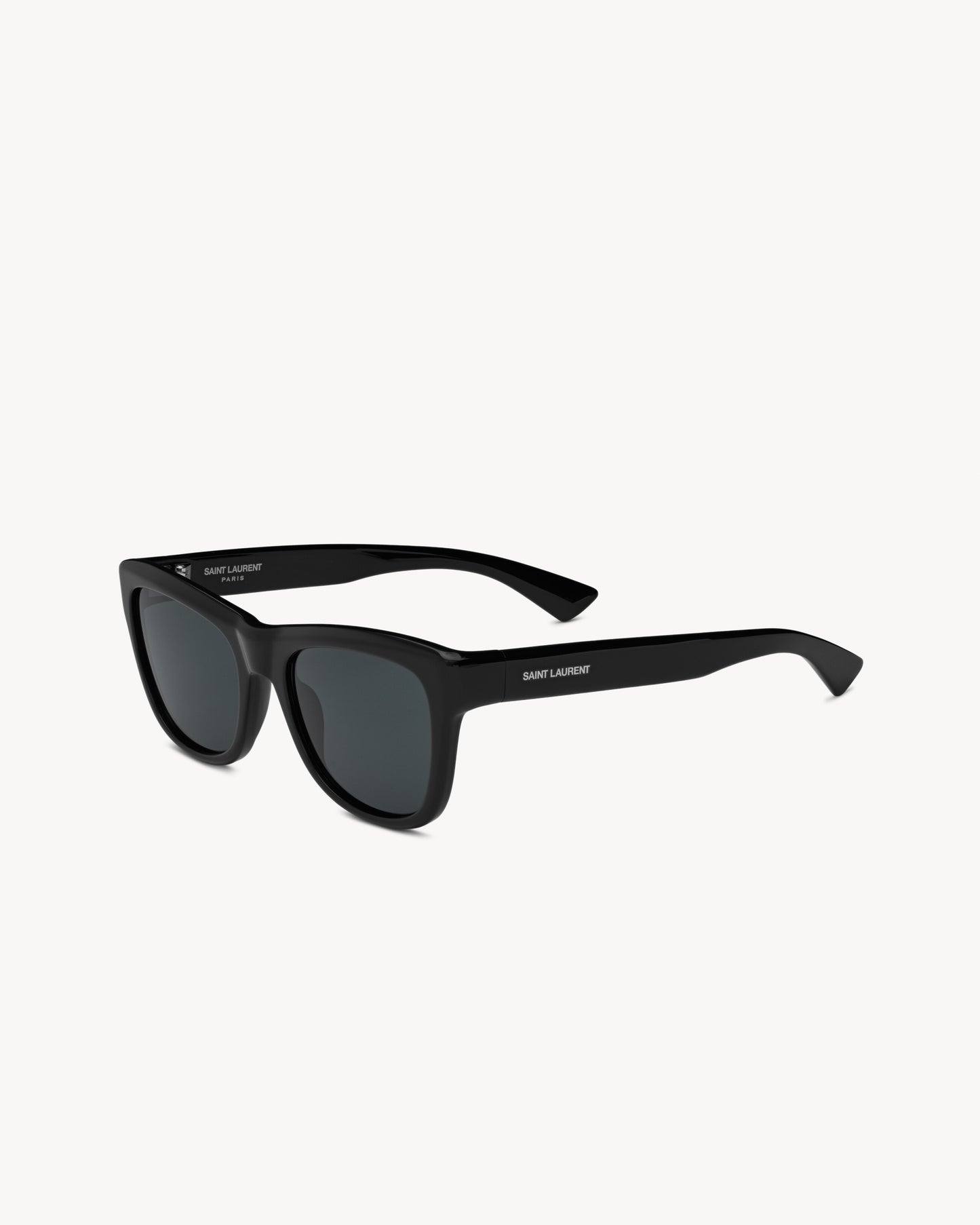 Cat-eye sunglasses in black acetate for women