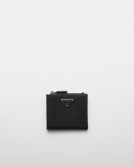 Small black nylon wallet
