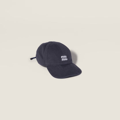 Baseballkappe aus Denim Dunkelblau