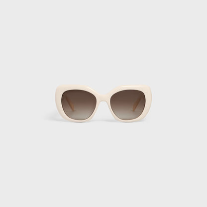 Triomphe 06 Sonnenbrille aus Acetat in Elfenbein für Damen