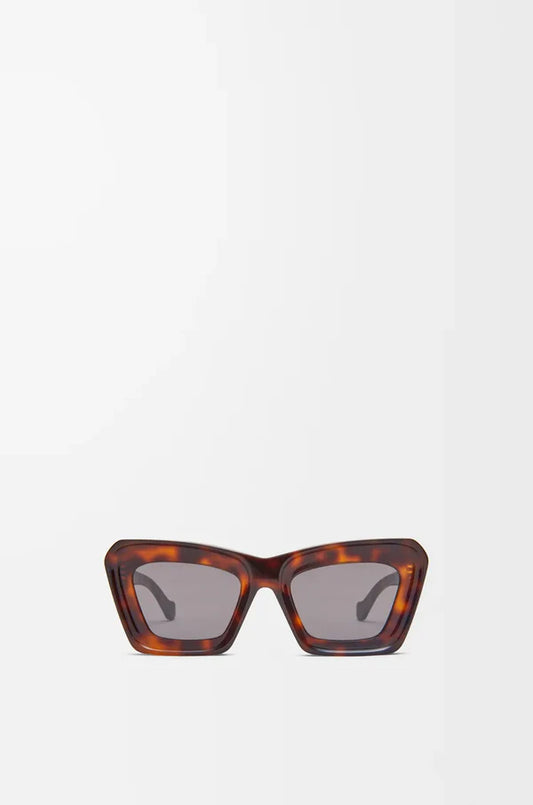 Cat-Eye Sonnenbrille Beveled Havana
